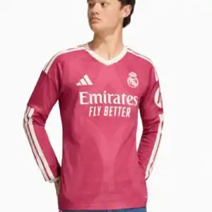 Tricou cu maneci lungi adidas Real Madrid 26/27 Treilea Replica - Roz (PSH-KH1275-P) Tricouri