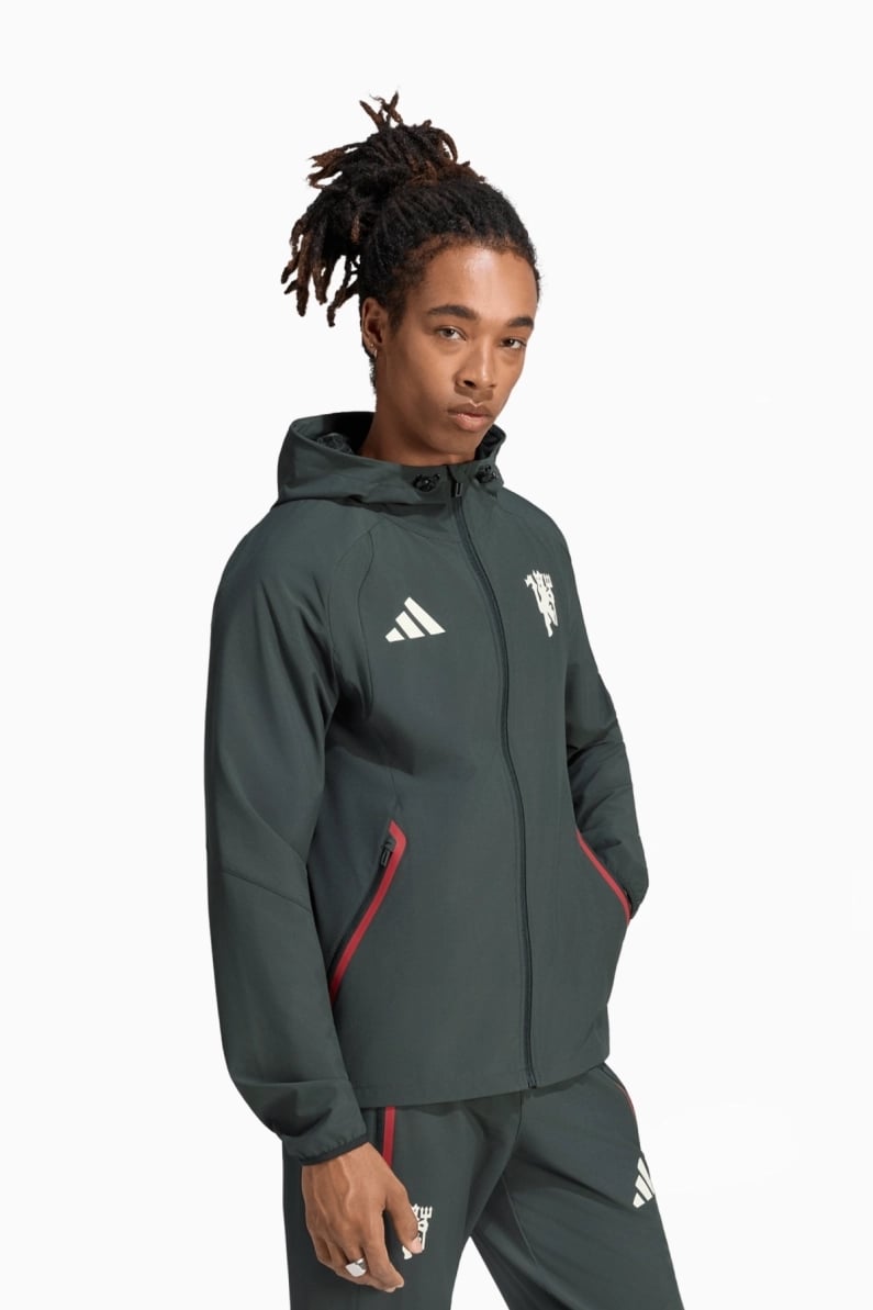 Jachetă adidas Manchester United 26/27 Tiro Travel - Verde