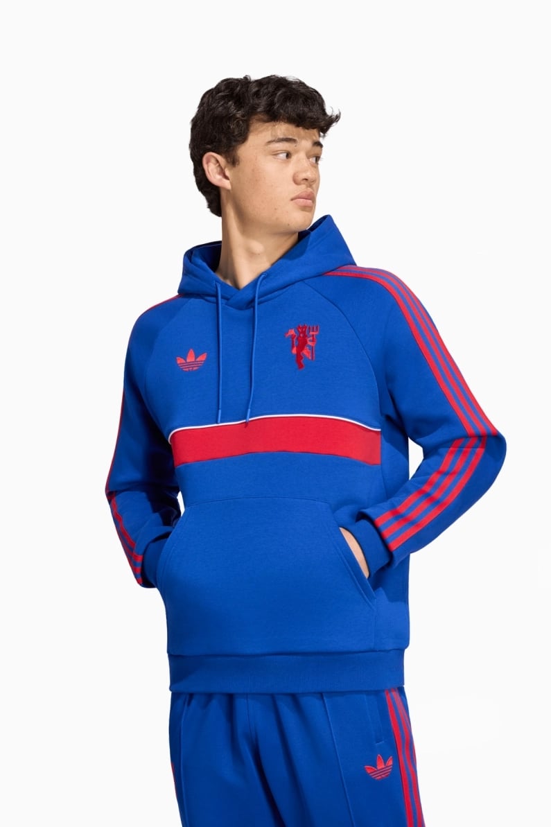 Hanorac adidas Originals Manchester United 26/27 - Albastru