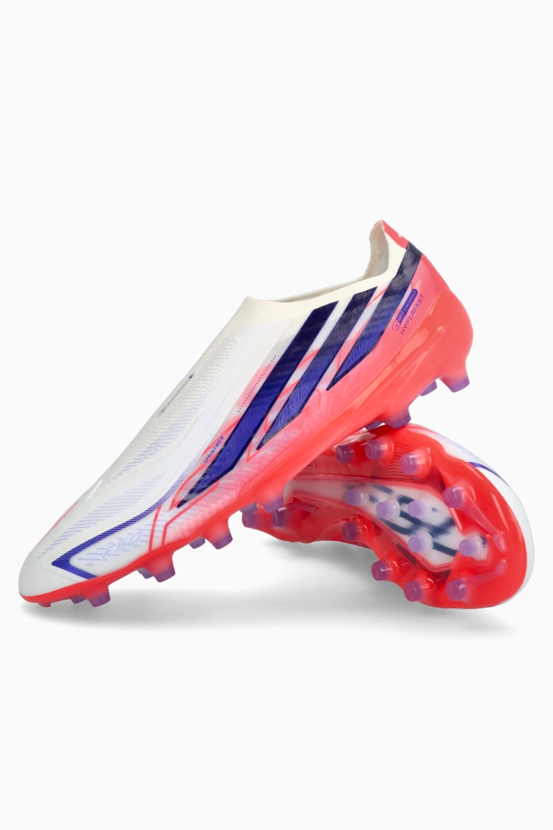 Ghete de fotbal adidas F50 Pro Hyperfast LL AG - Alb