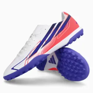 Ghete de fotbal adidas F50 Club Hyperfast TF - Alb