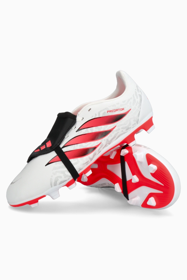 Ghete de fotbal adidas Predator Club FT FG/MG Junior - Alb