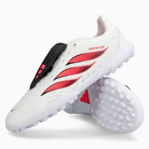 Ghete de fotbal adidas Predator Club FT TF Junior - Alb