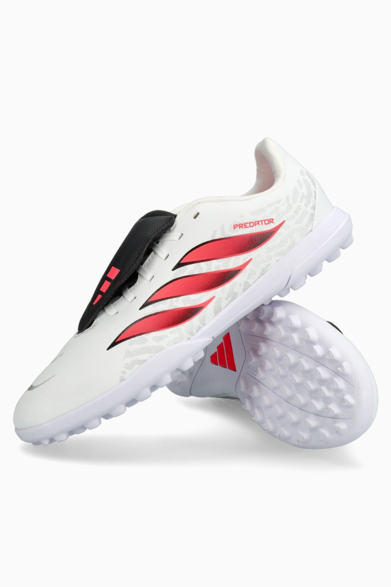 Ghete de fotbal adidas Predator Club FT TF Junior - Alb