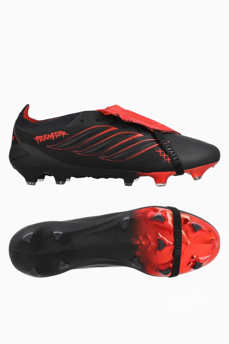 Ghete de fotbal adidas Predator Elite L-TECH FT FG - Negru