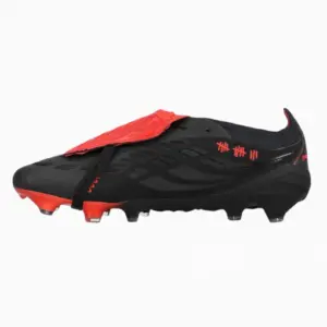 Ghete de fotbal adidas Predator Elite L-TECH FT FG - Negru (PSH-KK4190-P) adidas Leather Tech, Adidas Predator, Ghete Elite / Profesionale, Ghete pentru iarbă