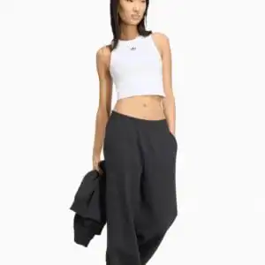 Pantaloni adidas Essentials Wide Leg pentru femei - Negru (PSH-KR3606-P) Pantaloni
