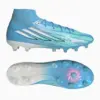 Ghete de fotbal adidas F50 Pro Sparkfusion Mid Trinity Rodman FG/AG pentru femei - Albastru (PSH-LA4045-P) Adidas F50, adidas F50 Sparkfusion Trinity Rodman, Ghete Elite / Profesionale, Ghete pentru iarbă