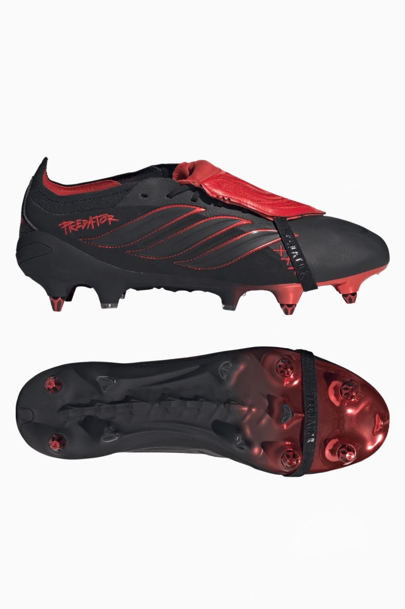 Ghete de fotbal adidas Predator Elite L-TECH FT SG - Negru