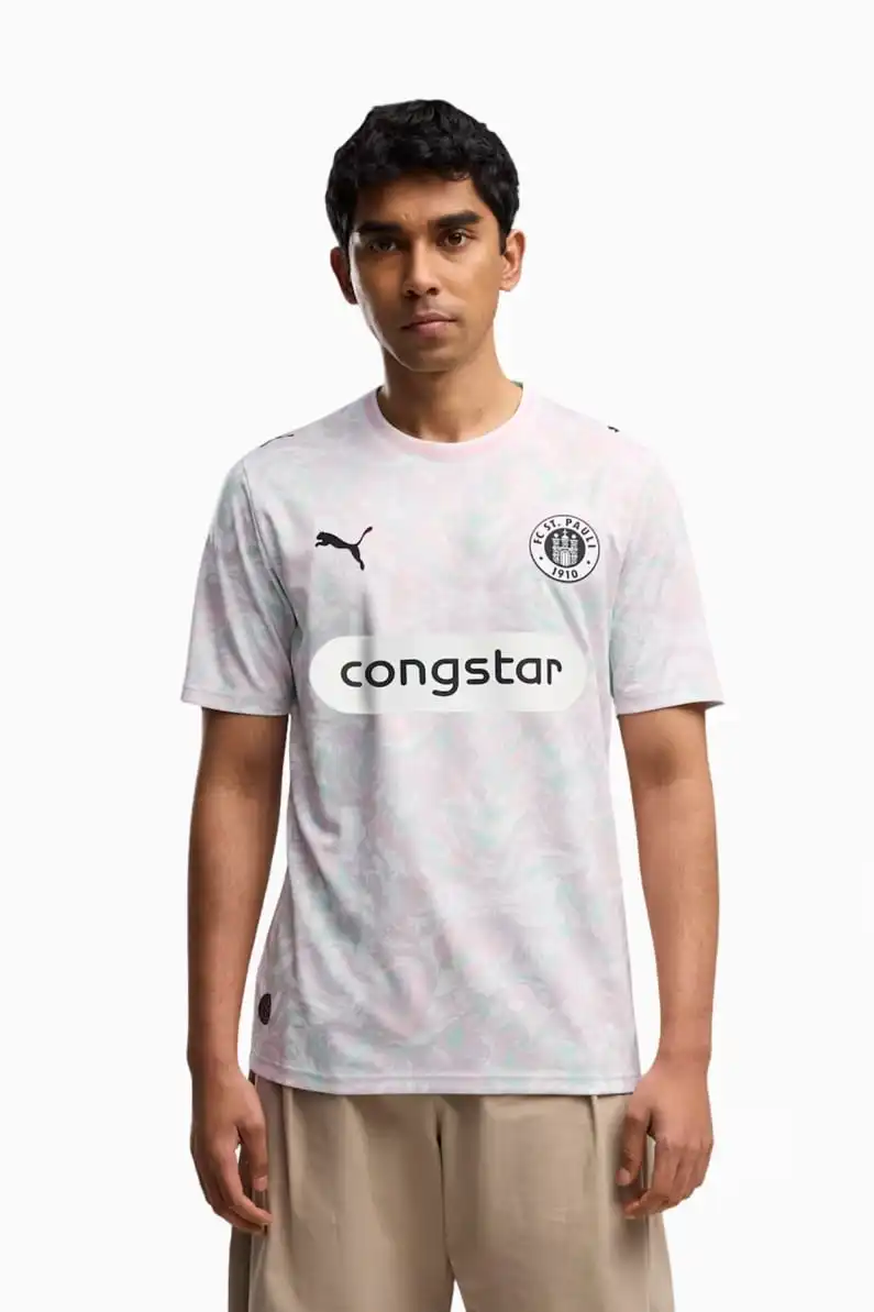 Tricou Puma FC St. Pauli 26/27 Treilea Replica - Gri, Mentă (PSH-785511 03-P) Tricouri