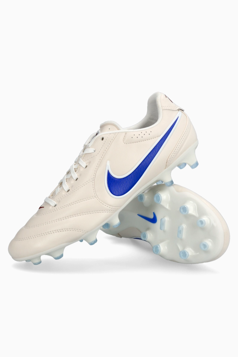 Ghete de fotbal Nike Tiempo Ligera Pro FG - Alb