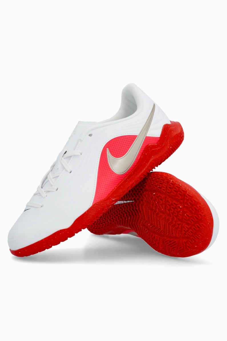 Ghete de fotbal Nike Tiempo Maestro Club IC Junior - Alb