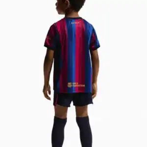 Set Nike FC Barcelona 26/27 Home Stadium Little Kids Junior - Albastru Marin, Claret (PSH-II1625-683-P) Tricouri