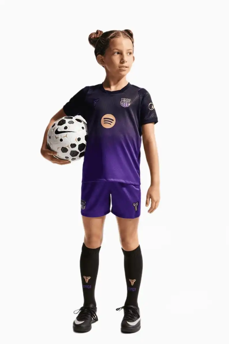 Set Nike FC Barcelona x Kobe 26/27 Away Little Kids - Violet (PSH-II1649-505-P) Tricouri