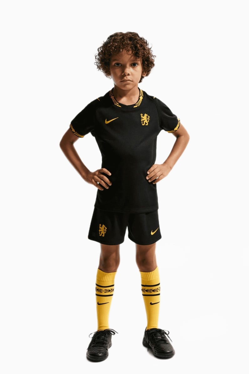 Set Nike Chelsea FC 26/27 Away Little Kids - Negru