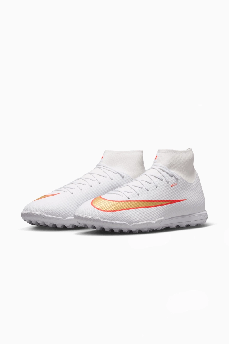 Ghete de fotbal Nike Zoom Mercurial Superfly 11 Academy High TF - Alb