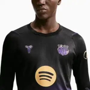 Tricou cu maneci lungi Nike FC Barcelona x Kobe 26/27 Away Stadium - Negru, Violet (PSH-IR0045-505-P) Tricouri