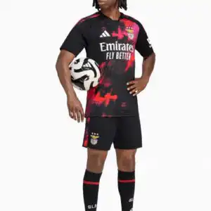 Tricou adidas SL Benfica 26/27 Treilea Replica - Negru (PSH-KB4390-P) Tricouri