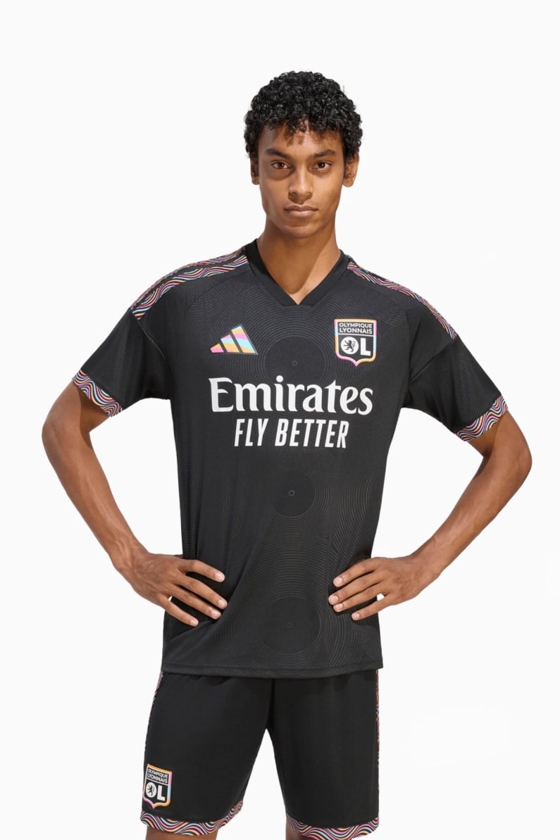 Tricou adidas Olympique Lyon 26/27 Treilea Replica - Negru