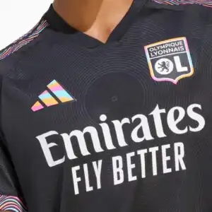 Tricou adidas Olympique Lyon 26/27 Treilea Replica - Negru (PSH-KC2313-P) Tricouri