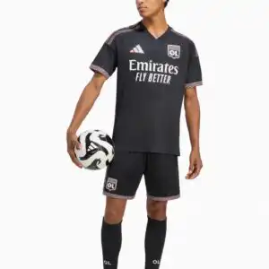 Tricou adidas Olympique Lyon 26/27 Treilea Replica - Negru (PSH-KC2313-P) Tricouri
