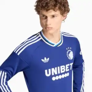 Tricou cu maneci lungi adidas Originals FC Copenhaga 26/27 Away Replica - Albastru (PSH-KE8357-P) Tricouri