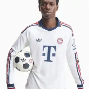 Tricou cu maneci lungi adidas Originals FC Bayern 26/27 Away Authentic - Alb (PSH-KE8583-P) Tricouri