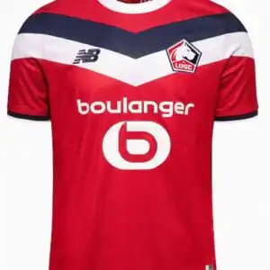 Tricou New Balance LOSC Lille 26/27 Home Replica - Roșu (PSH-MT62386K_HME-P) Tricouri