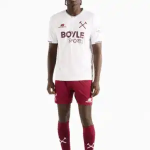Tricou New Balance West Ham United F.C. 26/27 Away Replica - Alb (PSH-MT6288LA_AWY-P) Tricouri