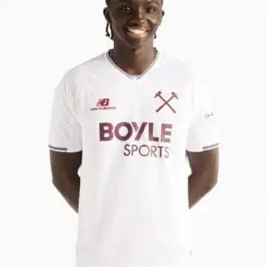 Tricou New Balance West Ham United F.C. 26/27 Away Replica - Alb (PSH-MT6288LA_AWY-P) Tricouri