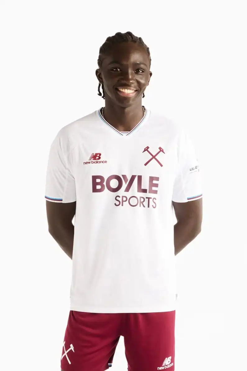 Tricou New Balance West Ham United F.C. 26/27 Away Replica - Alb (PSH-MT6288LA_AWY-P) Tricouri