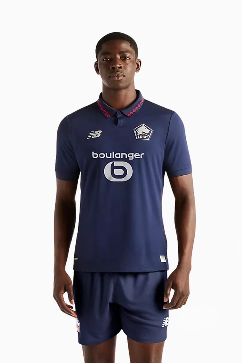 Tricou New Balance LOSC Lille 26/27 Treilea Replica - Albastru Marin