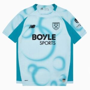 Tricou New Balance West Ham United F.C. 26/27 Treilea Replica - Albastru Deschis