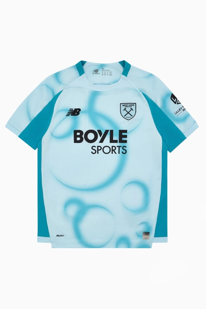 Tricou New Balance West Ham United F.C. 26/27 Treilea Replica - Albastru Deschis