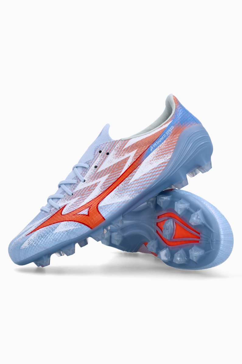 Ghete de fotbal Mizuno Alpha III Japan FG - Argint