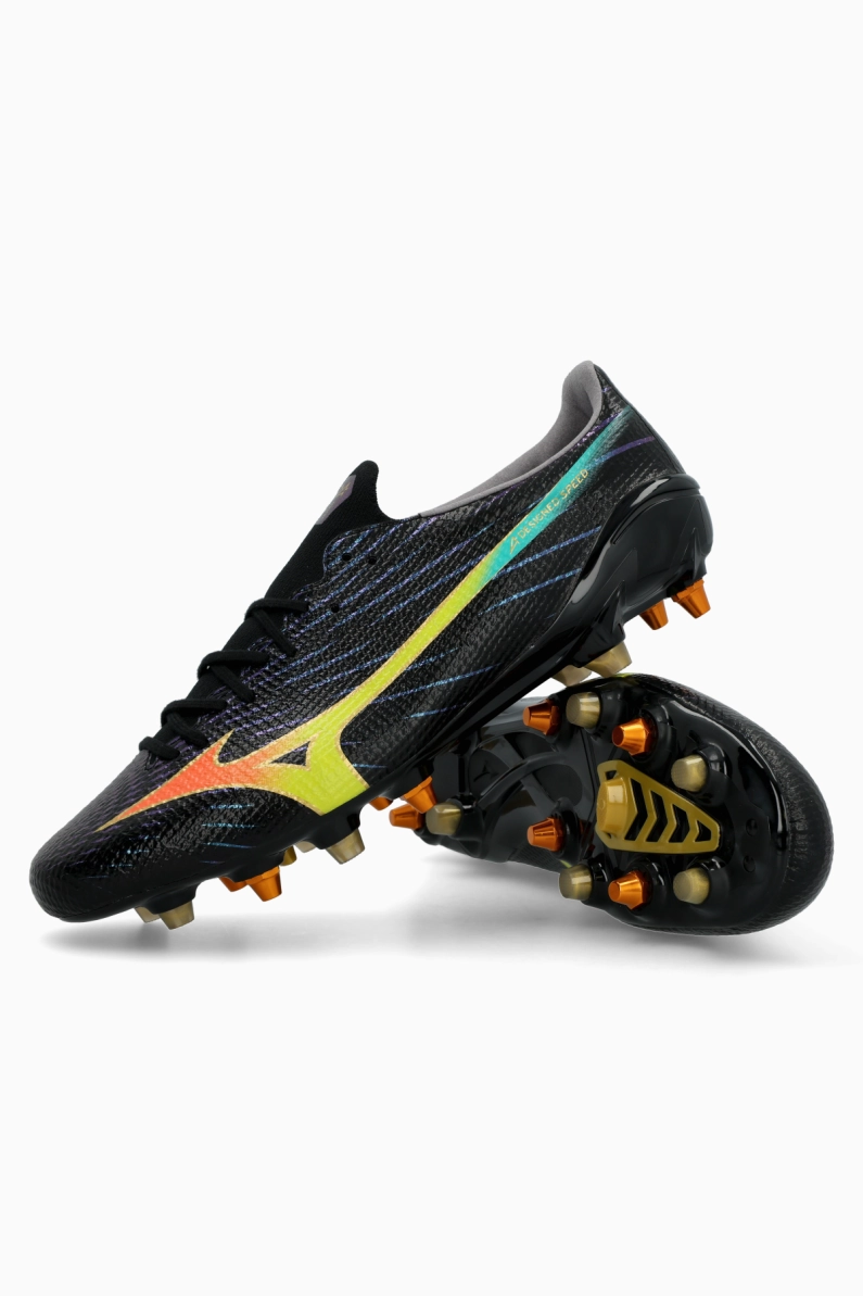 Ghete de fotbal Mizuno Alpha III Japan Mix - Negru