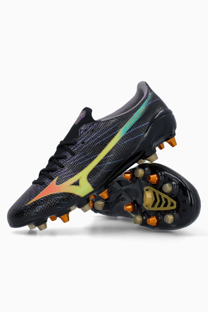 Ghete de fotbal Mizuno Alpha III Elite Mix - Negru