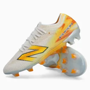 Ghete de fotbal New Balance Furon V9 Elite FG - Portocale / Gri
