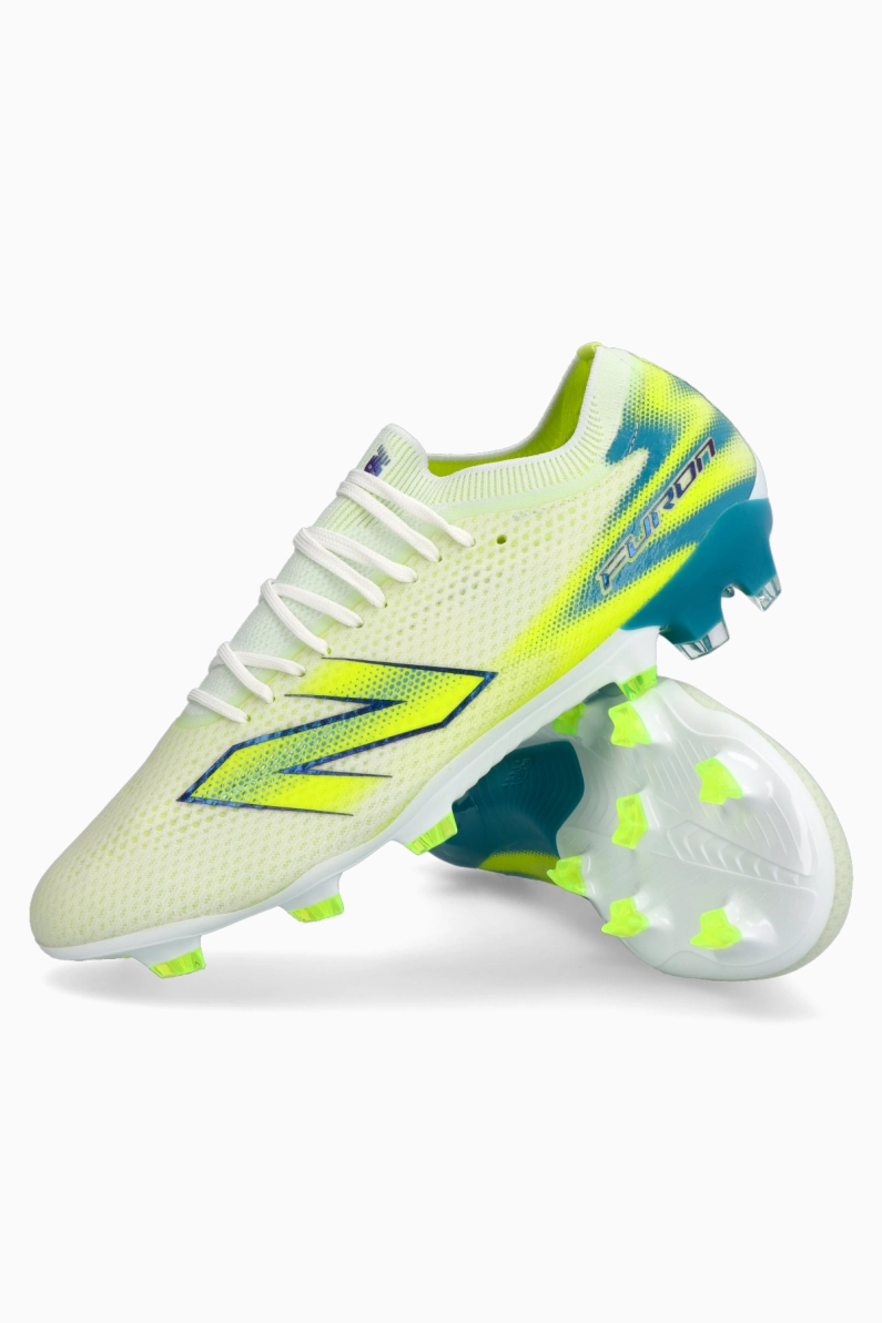 Ghete de fotbal New Balance Furon V9 Pro FG - Alb