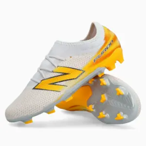 Ghete de fotbal New Balance Furon V9 Team FG Junior - Portocale / Gri